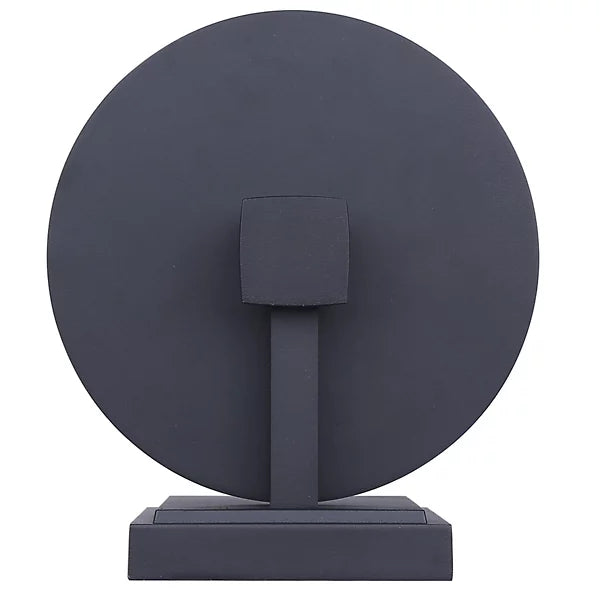 Modern Black LED Outdoor Wall Light with Frosted Glass